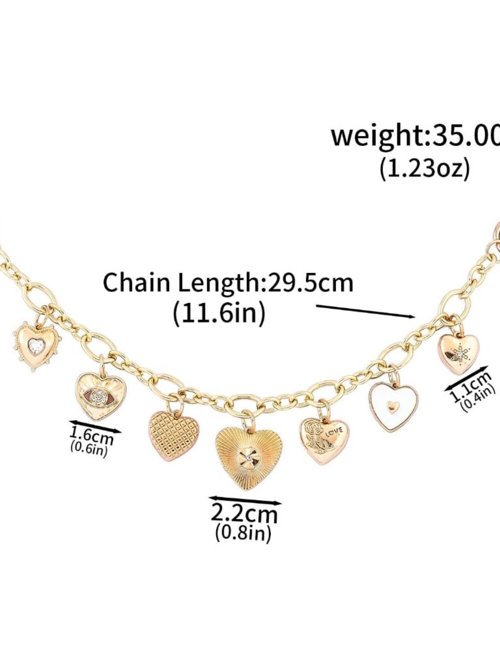 Bag Purse Charm Chain for Handbags - Gold Key Chain Accessories - Cute Keychain - Picture 6 of 6